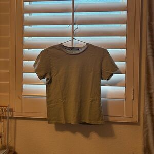 Brandy Melville Sage Green Short Sleeve Tee